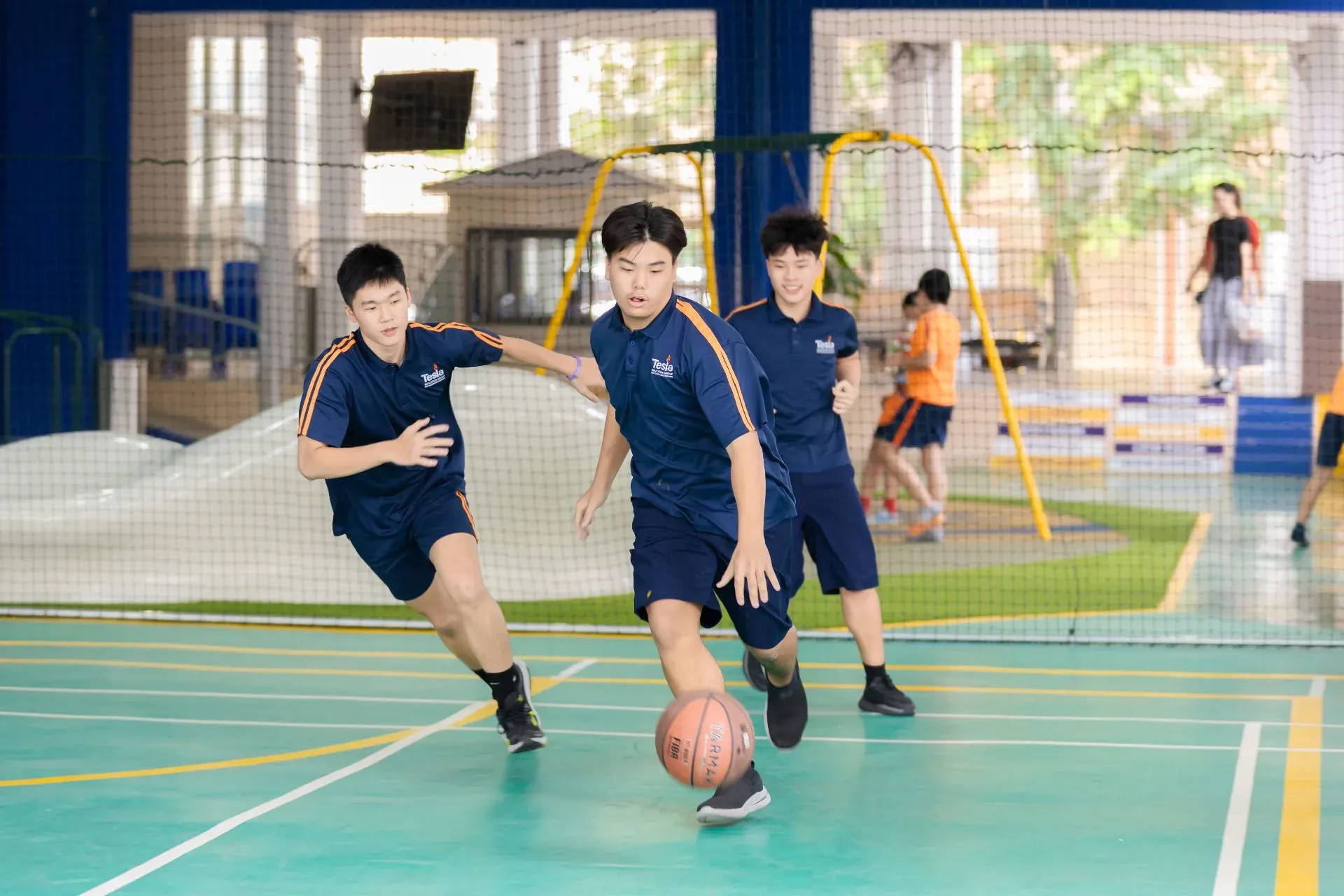 Tesla Education campus life – modern creative and sports spaces for IB students in Tan Binh